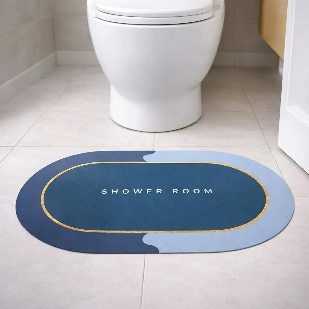 2 Pcs Magic Bathroom Mat