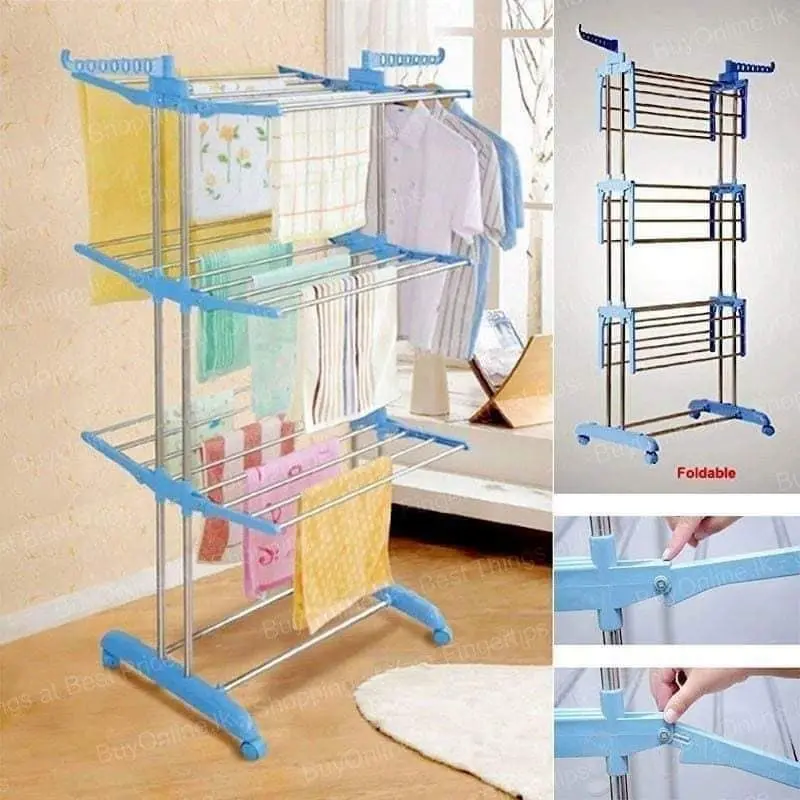 3 Layer High Quality Cloth Rack (মাল্টিপারপাস কাপড় স্ট্যান্ড)
